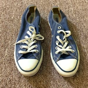 Converse all star navy sneakers